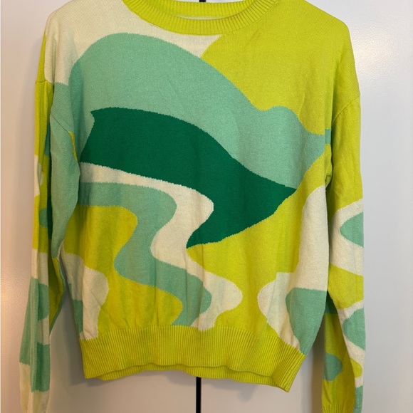 Colorful Abstract Women's Sweater - Picture 1 of 3